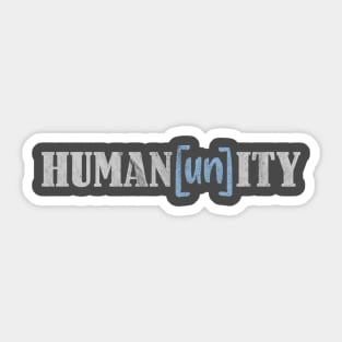 Human Unity Sticker